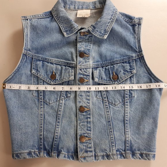 Cheyenne Blue Wash Vintage Denim Vest - Picture 6 of 16
